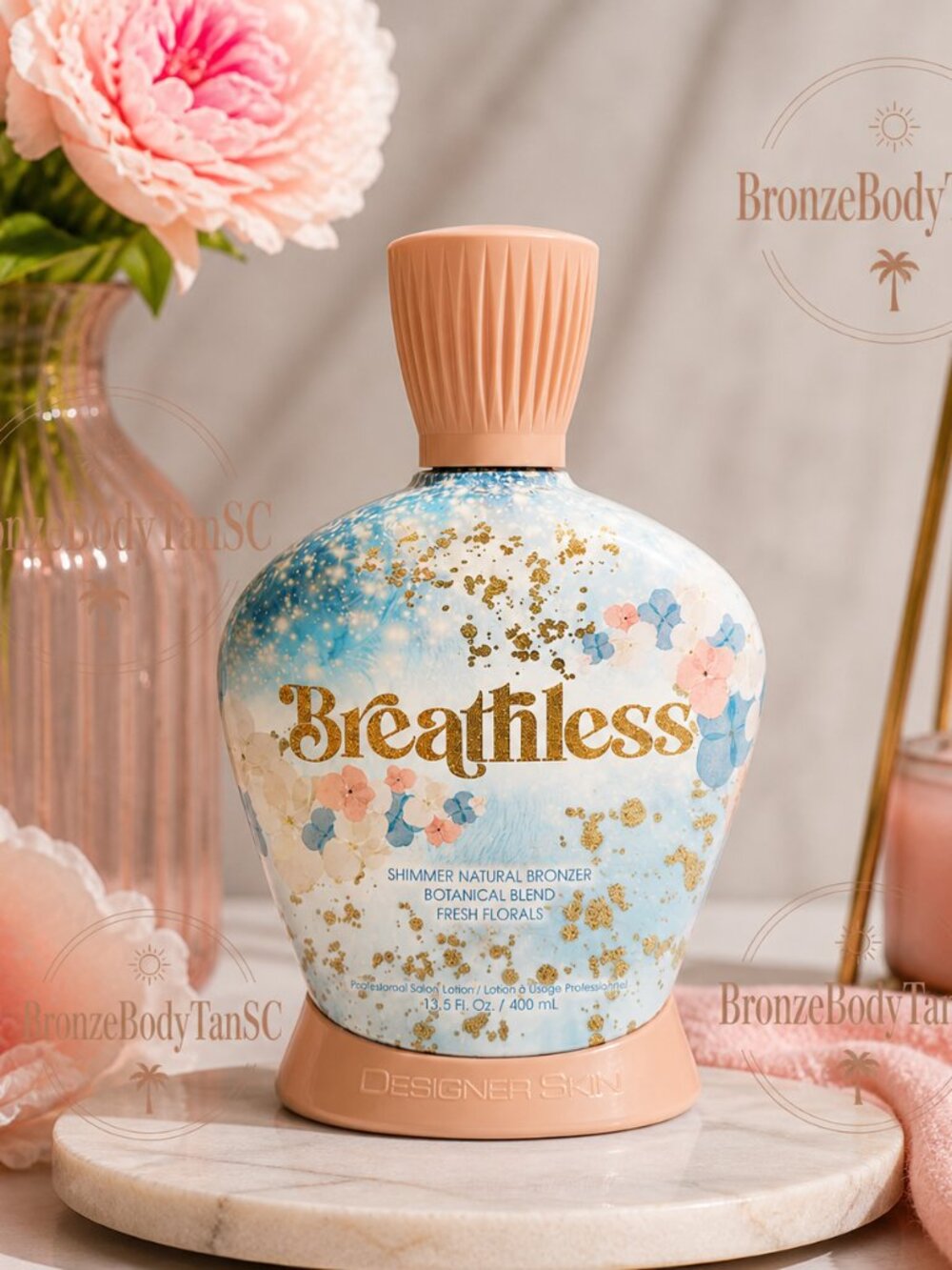 ☀️ Breathless ☀️ Designer Skin - Shimmer Natural Bronzer Tanning Lotion 13.5oz